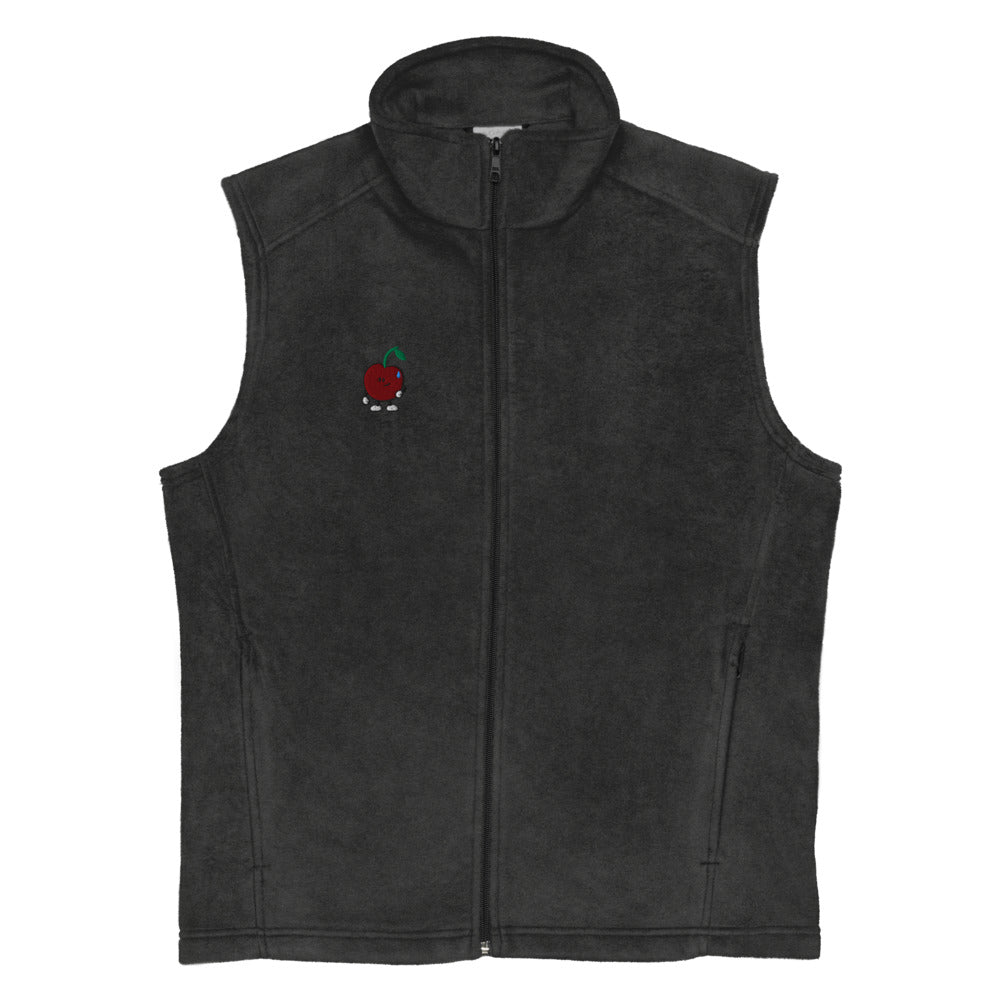 Approved Printful proof — Columbia212488 Charcoal Heather — standing Pit right-chest embroidery — Front — 985217750