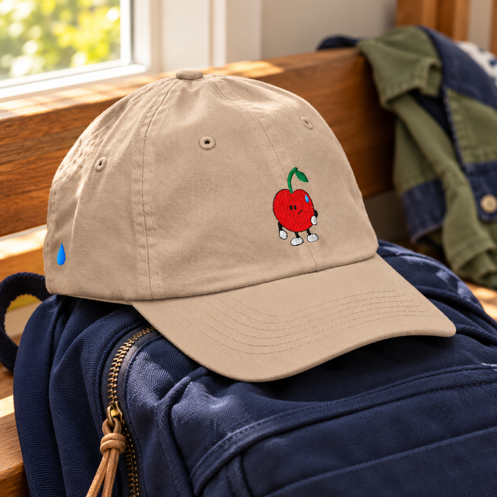 Little Pit Youth Cap — Khaki staged product view