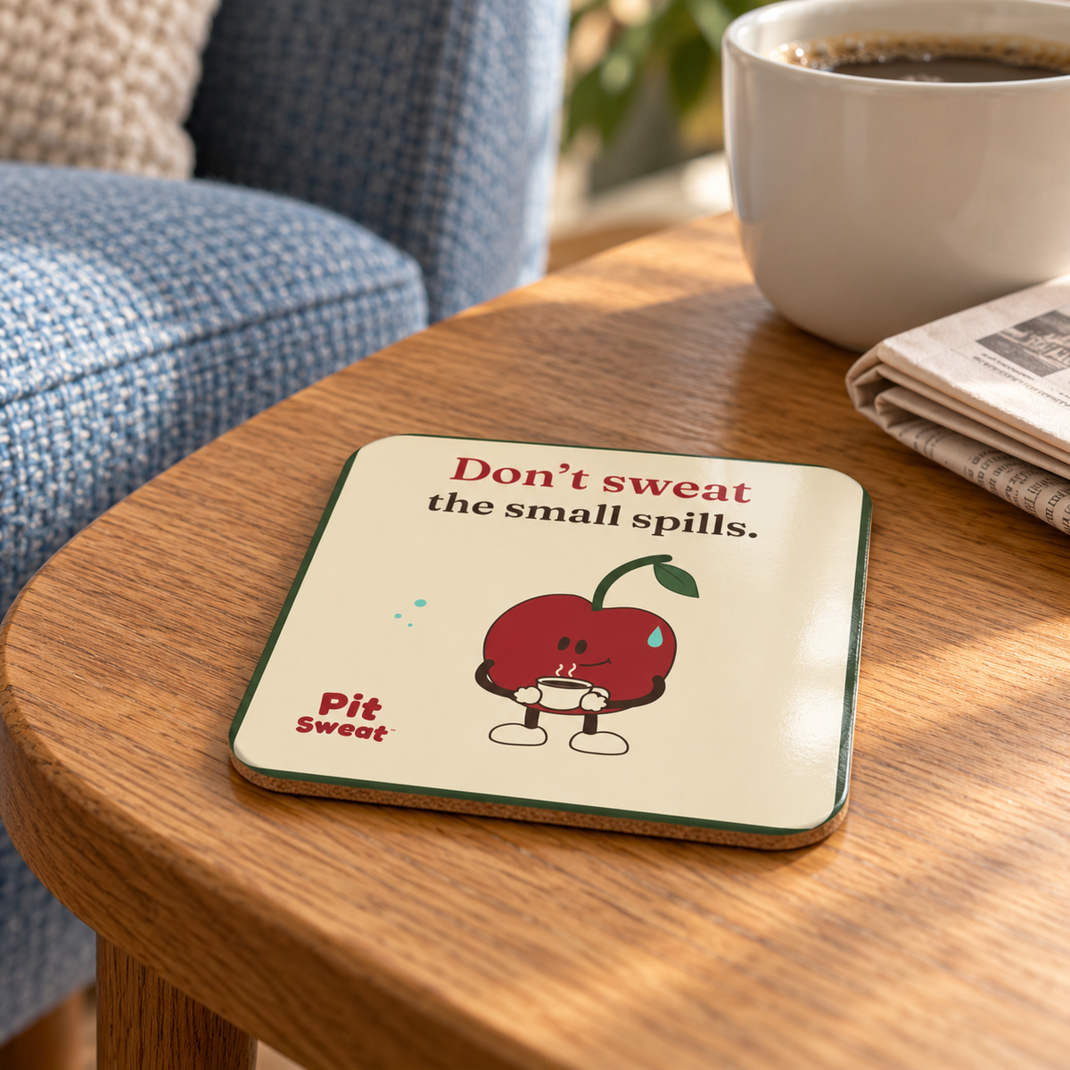 Small Spills Coaster — coffee-table product view