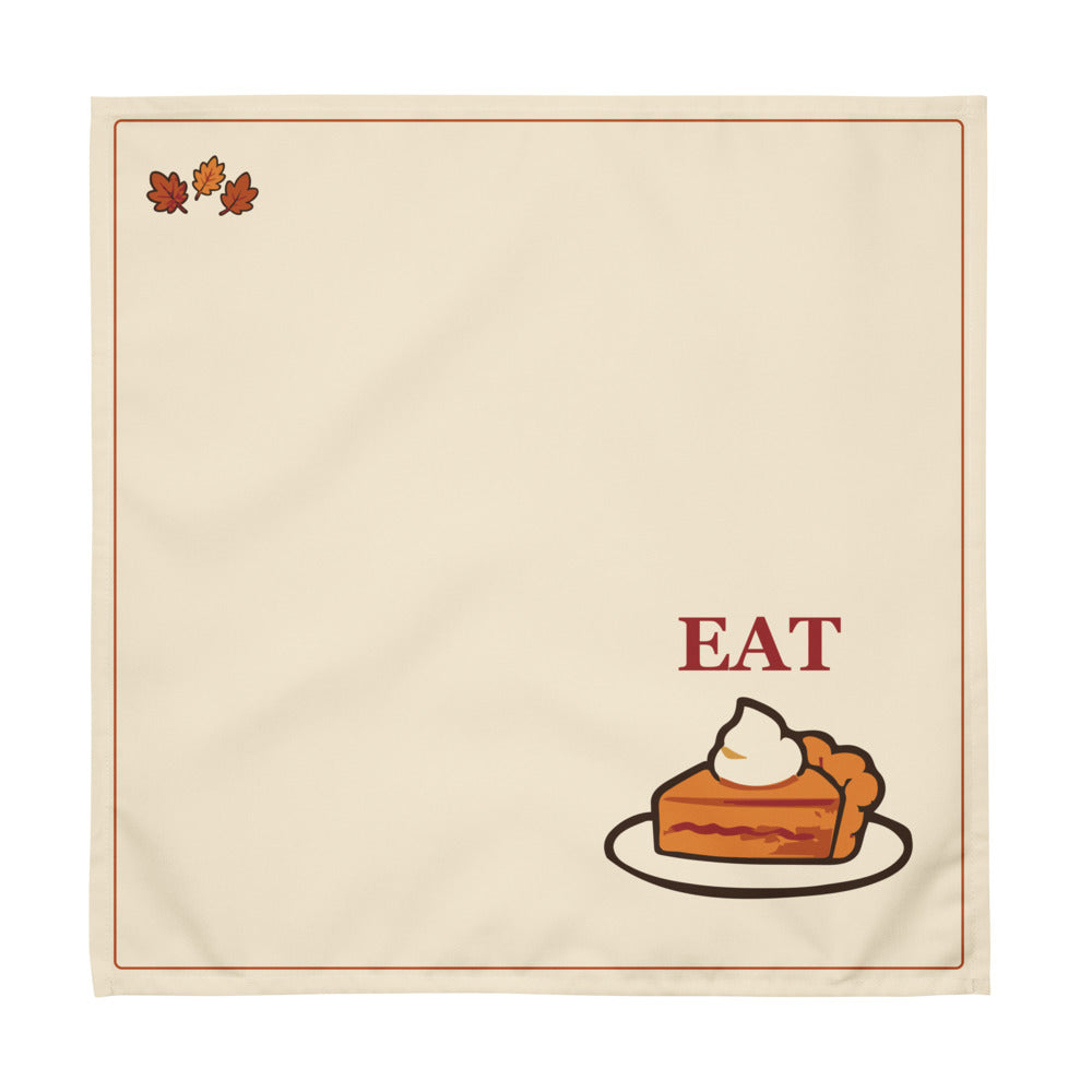 Eat, Drink & Be Cherry Napkins — Set of 4 — actual Printful digital proof