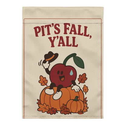 Pit’s Fall, Y’all Garden Flag — actual Printful digital proof