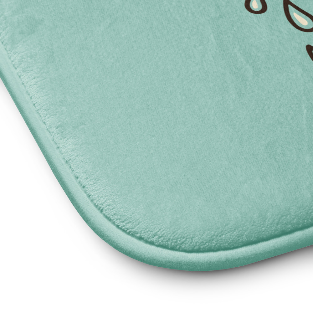 Sheet Happens Bath Mat — actual Printful digital proof