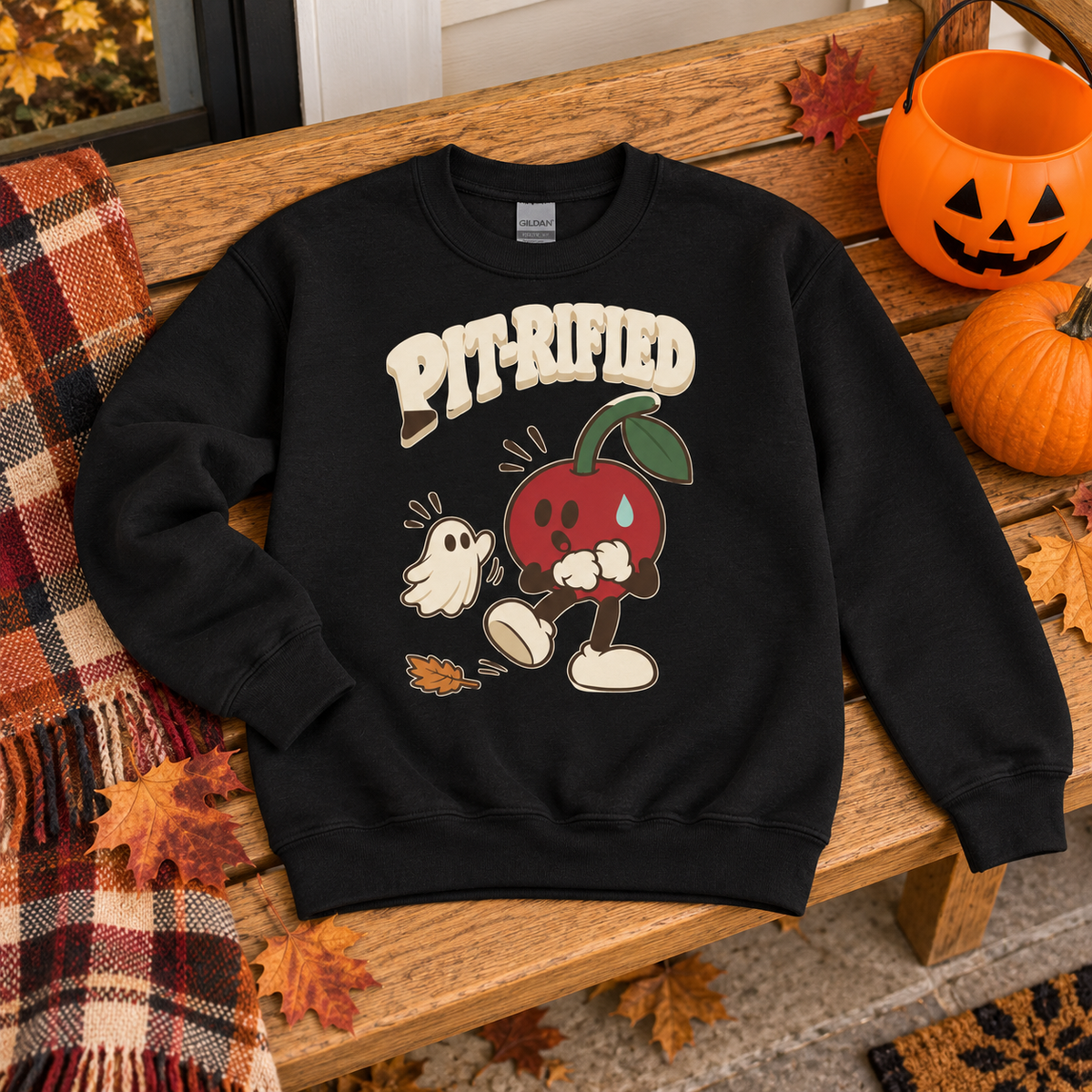 Pit-rified Youth Crewneck — staged lifestyle view