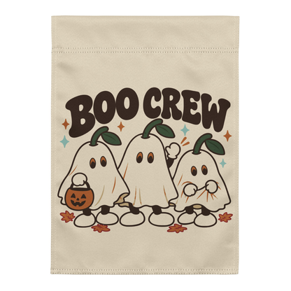 Boo Crew Garden Flag — actual Printful digital proof