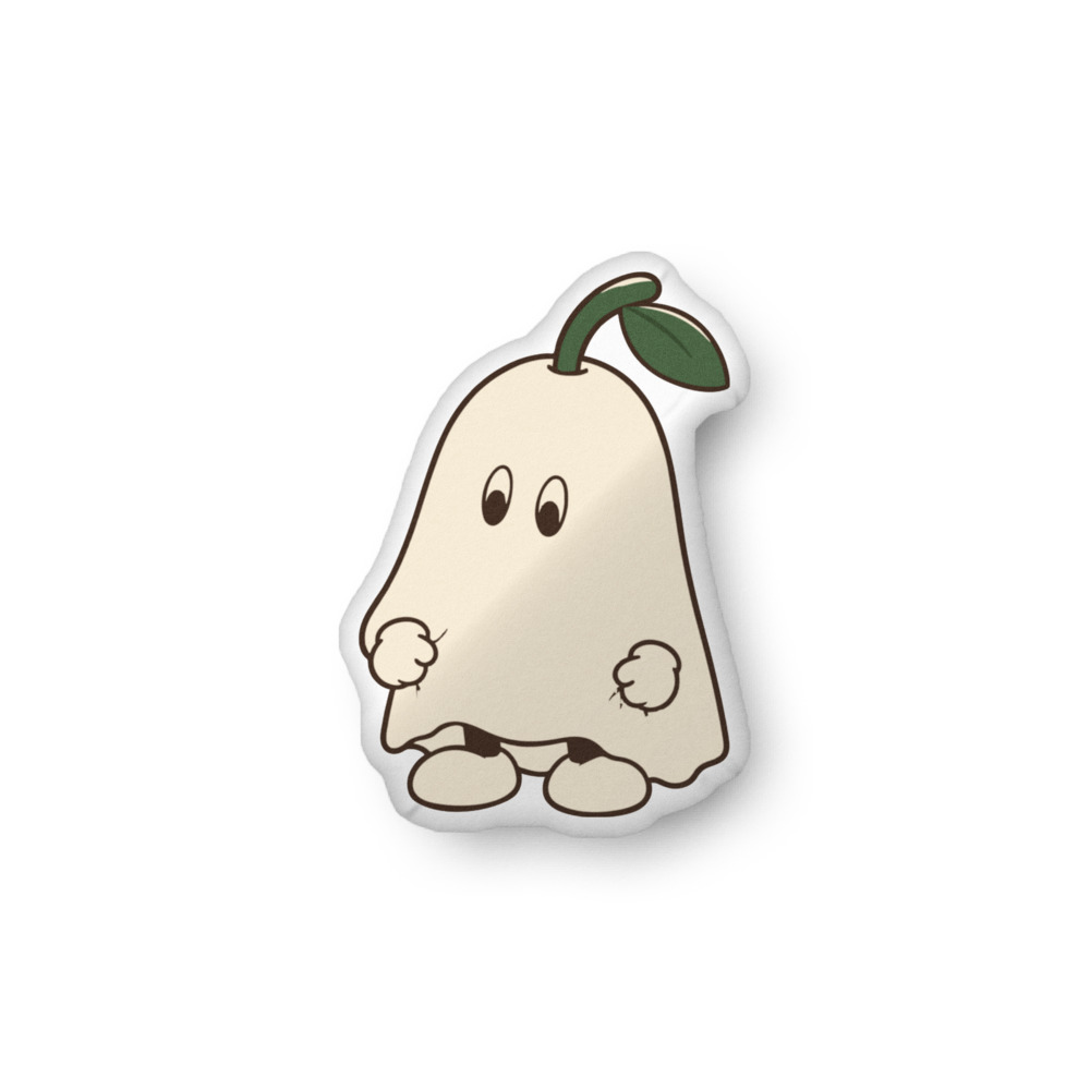Boo Crew Ghost Cushion — actual Printful digital proof