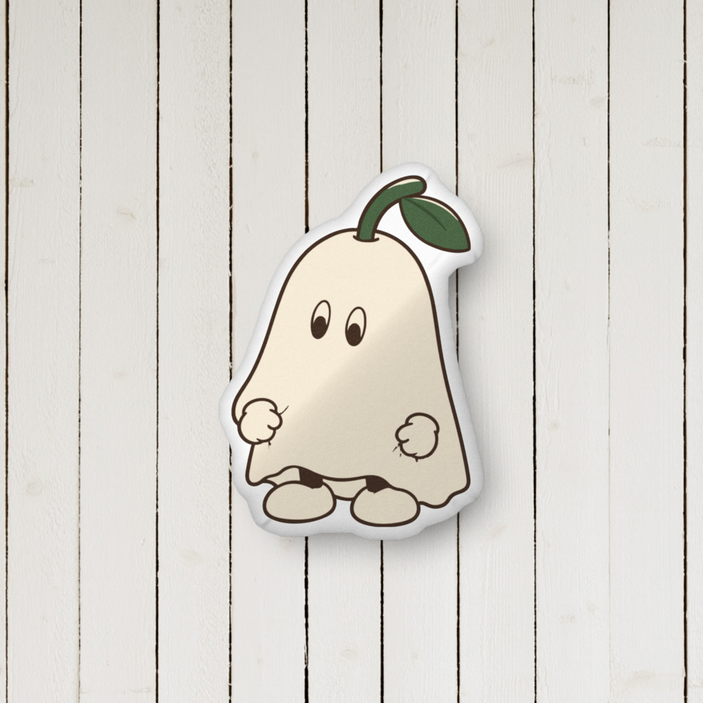 Boo Crew Ghost Cushion — actual Printful digital proof