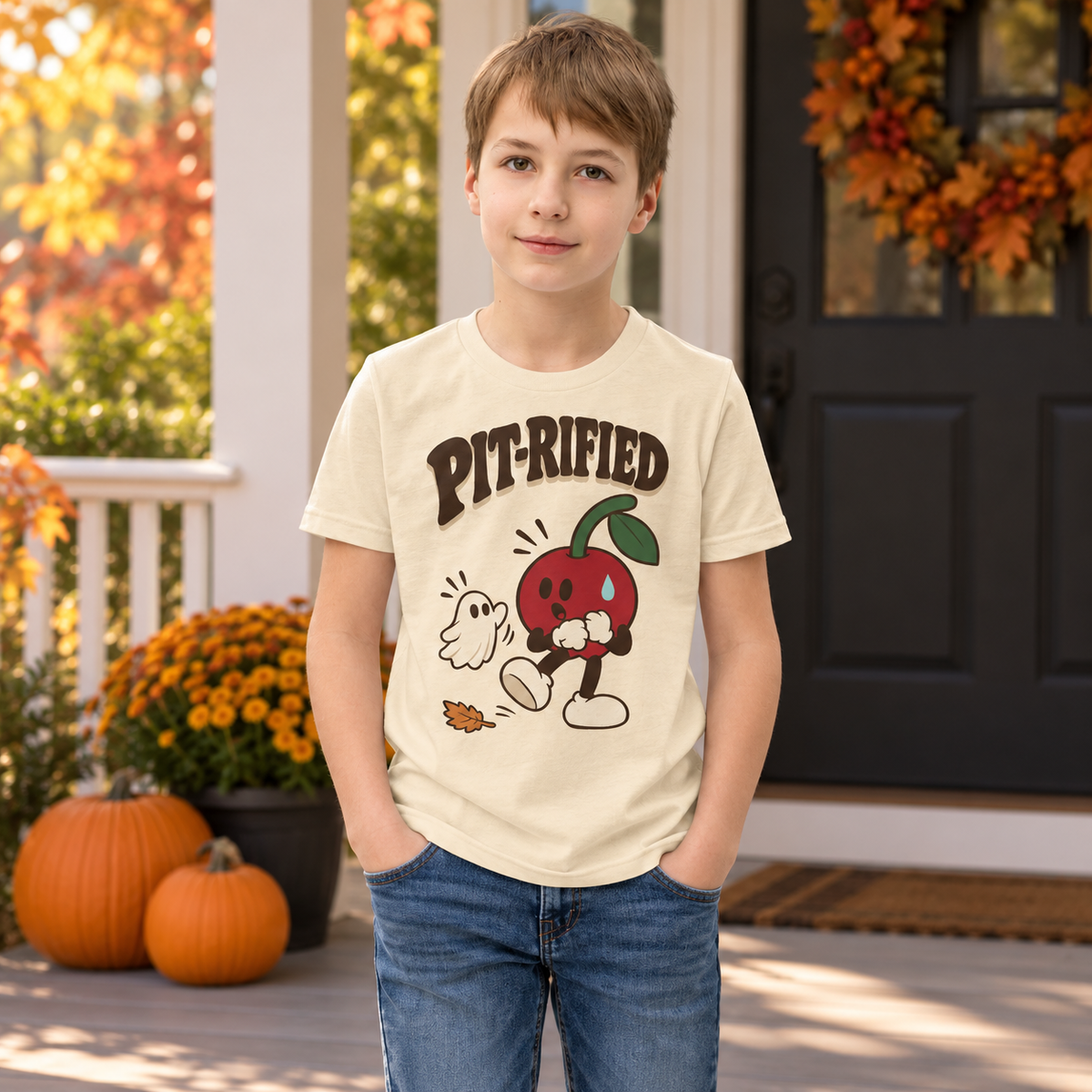 Pit-rified Youth Tee — staged lifestyle view