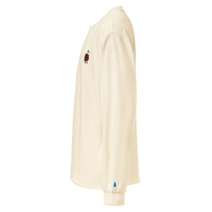Approved Printful proof — AS Colour5081 Ecru — chest Pit and left wrist droplet embroidery — Left — 985196369