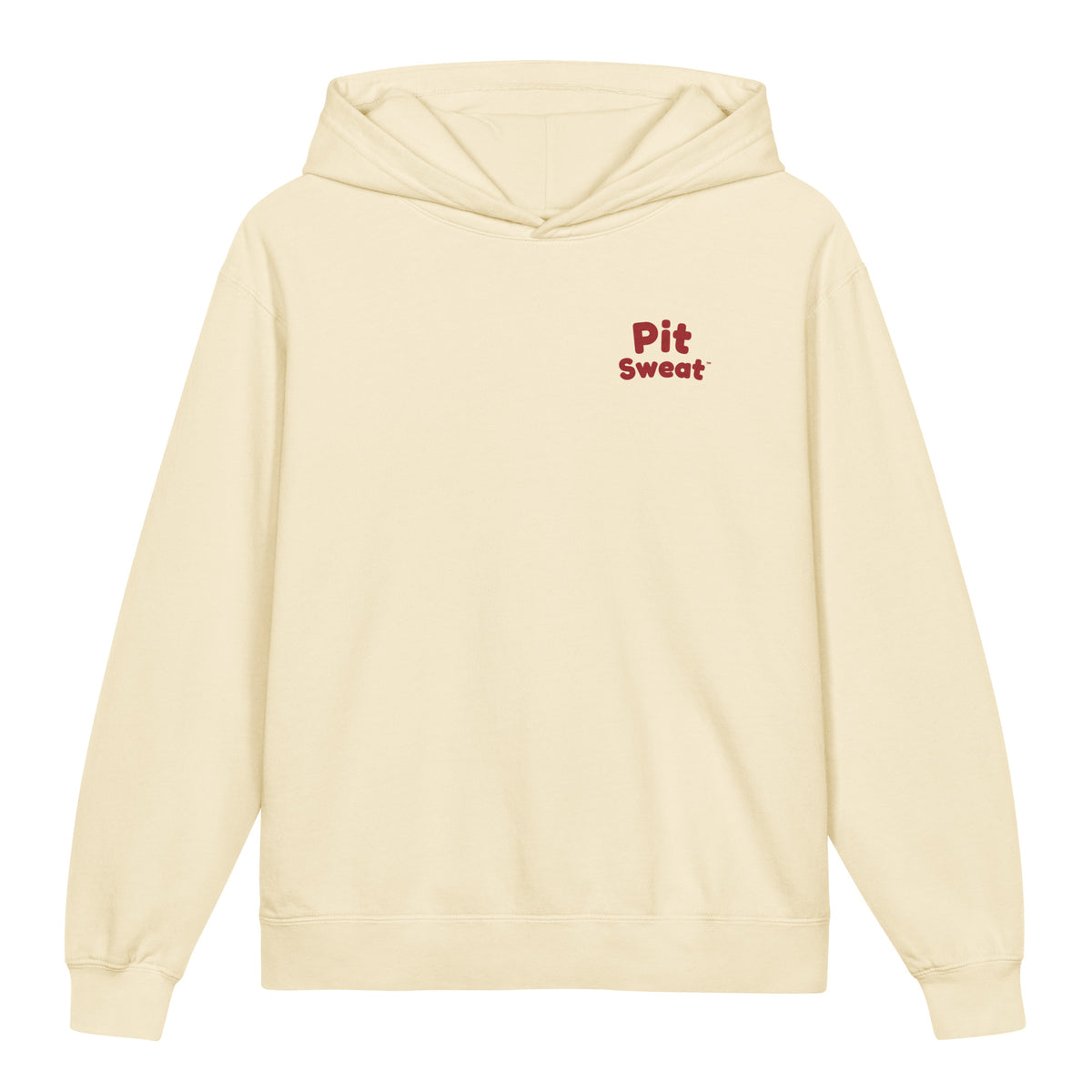 Pit’s Fine Youth Hoodie — Ivory — front supplier proof